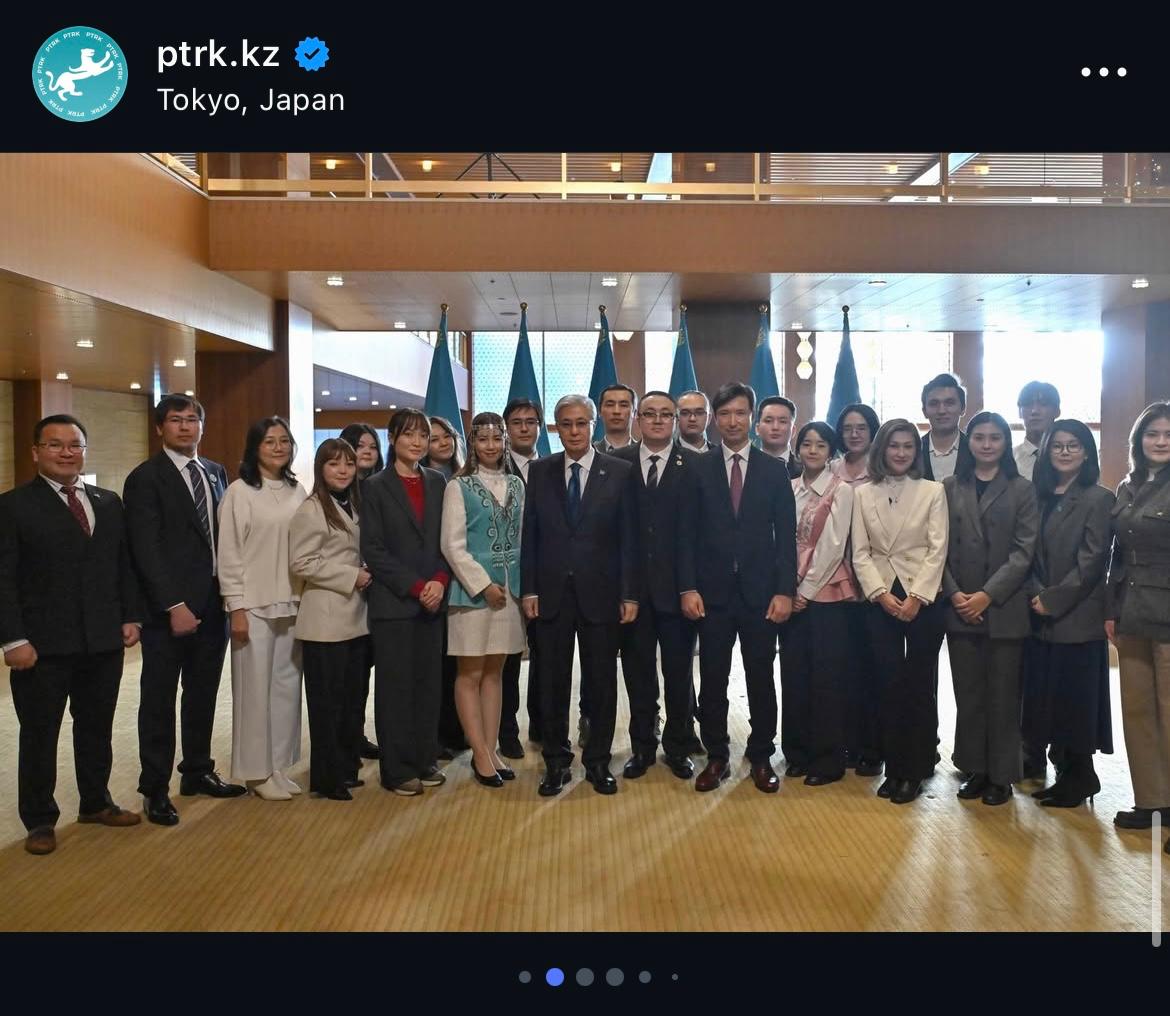 Students from the Faculty of Oriental Studies met with President of Kazakhstan in Japan